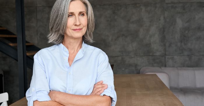A women over 50 featured for our article Divorce after 50