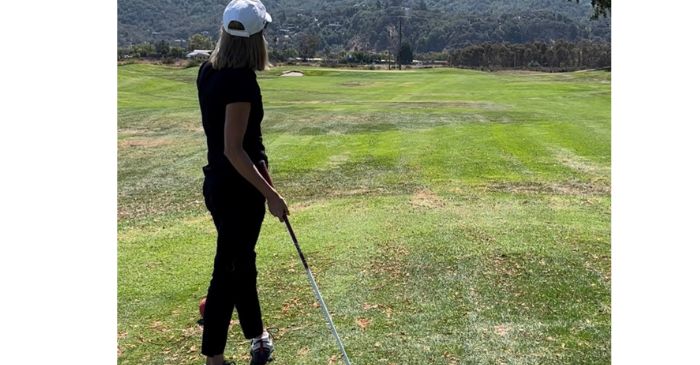 KC playing golf