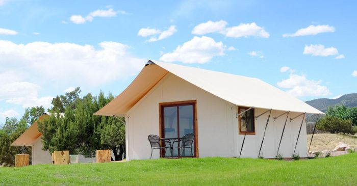 A glamping tent for your next milestone birthday